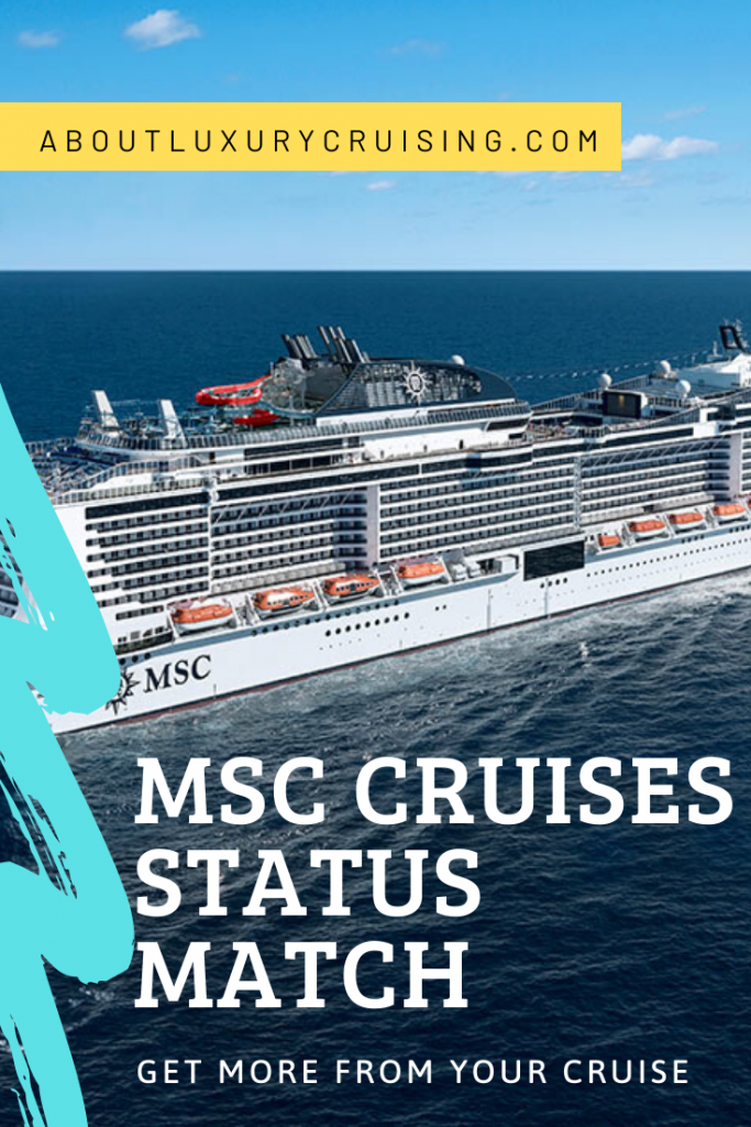 MSC Status Match - Incredible Benefits Plus 5% Discount